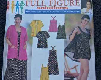 Simplicity Jacket Dress Shorts Full Figure Pattern 7672