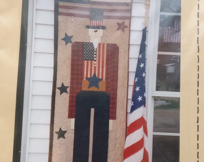 Uncle Sam Quilt Pattern Country Threads Uncle Sam Wall Quilt Pattern 459 - Etsy