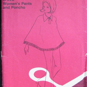 Basic Womens Pants Poncho Pattern