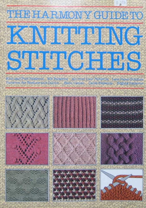 The Harmony Guide to Knitting Stitches Pattern Book | Etsy