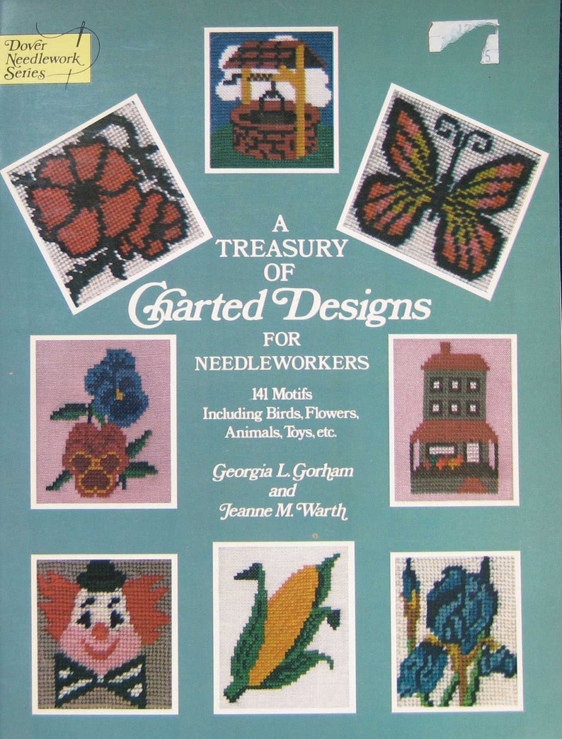 A Treasury of Charted Designs for Needleworkers Pattern Book Etsy