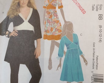 McCalls Misses Dress Tunic Pattern 5435