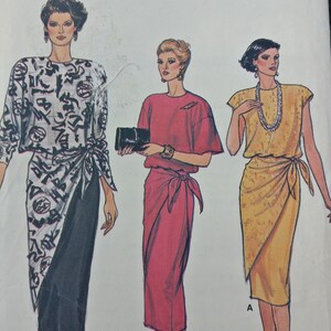 Vogue Misses Top Skirt Pattern 9258