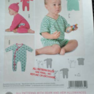 Burda Baby Jumpsuit Pattern 9434