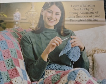 10 20 30 Minutes To Learn To Crochet Pattern Book By Leisure Arts