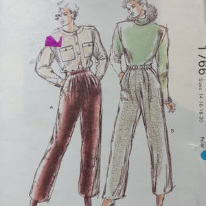 Kwik Sew Misses Pants Pattern 1766