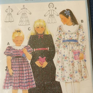 Burda Girls Dress Pattern 7684