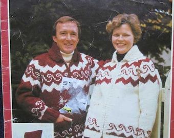 Polar Bouquet Indian Graph Knitting Sweater Pattern Arni