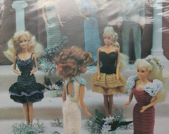 Crocheted Fashion Doll Prom Dress Pattern Booklet