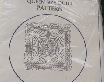 Jeaneau Queen Quilt Pattern NO 17 Q Size 90 X 108