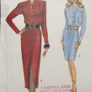 Very Easy Very Vogue Misses Dress Pattern 8499