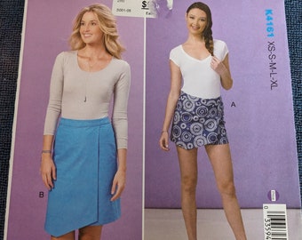 Kwik Sew Misses Skirt Skort Pattern 4161