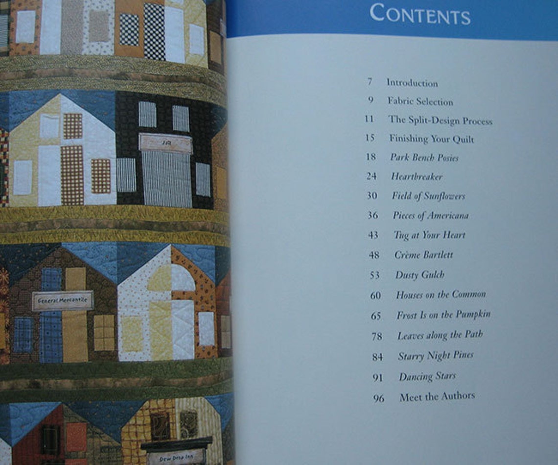 Stitch and Split Applique Quilt Pattern Book by Jayme Crow Etsy