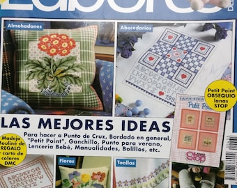 Labores del Hogar Spanish Cross Stitch Magazine July August 1994 Number 435