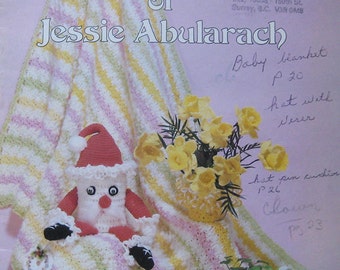 Vintage Crocheted Favorites & Originals Jessie Abularach Pattern Book