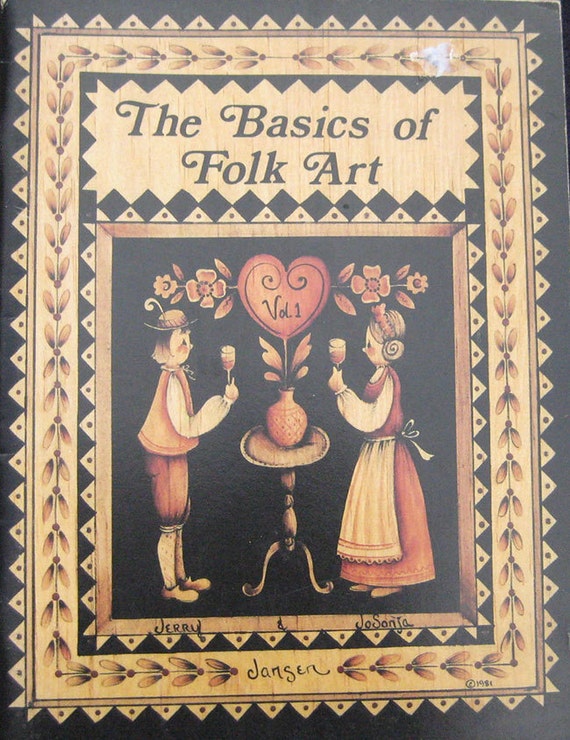 The Basics Of Folk Art Tole Painting Pattern Book Jo Sonja