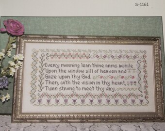 Window Sill of Heaven Cross Stitch Pattern by Rosewood Manor Karen Kluba