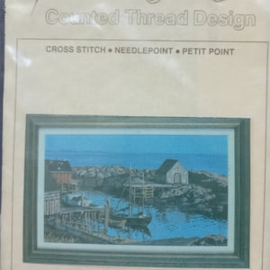 Helen Burgess Petit Point Needlepoint Cross Stitch Kit 4044 Velero Ocean