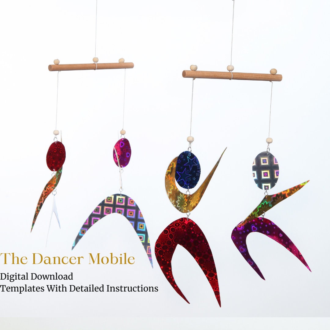 Montessori Dancers Mobile Guide and Templates, Digital Download, Mobile ...