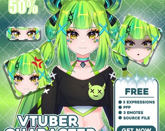Custom Live2D Vtuber Model Commission: Rigging & Animation