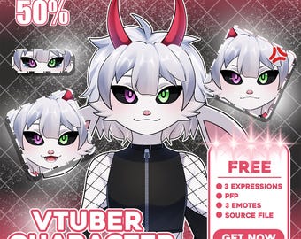 Modelo Vtuber Live2D personalizado: Diseño de personajes, rigging y animación