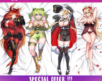 Custom Anime Dakimakura Art Commission: Waifu, Husbando, OC