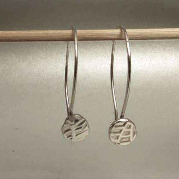 Sterling Silver Dot Earrings handmade