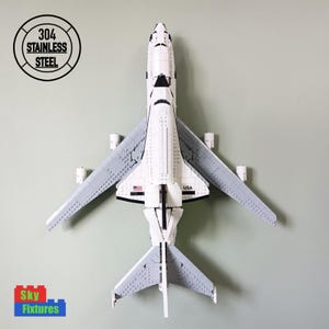 Wall Mount Bracket for LEGO Icons Shuttle Carrier Aircraft 10360 stainless steel