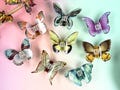 Simulated Butterfly Hair Clips, Colorful Butterfly Hair Clips, Handmade Butterfly Hair Clips Birthday Gift Butterfly Hair Accessories Gift
