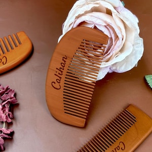 Personalized Name Birthing Comb Birthing Keepsakes, Custom Name Wooden Birthing Tools Birthing Relaxation Kit, Personalized Gift for Mothers