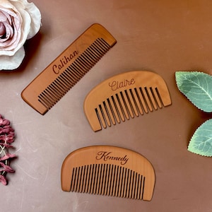 Personalized Name Birthing Comb Birthing Keepsakes, Custom Name Wooden Birthing Tools Birthing Relaxation Kit, Personalized Gift for Mothers