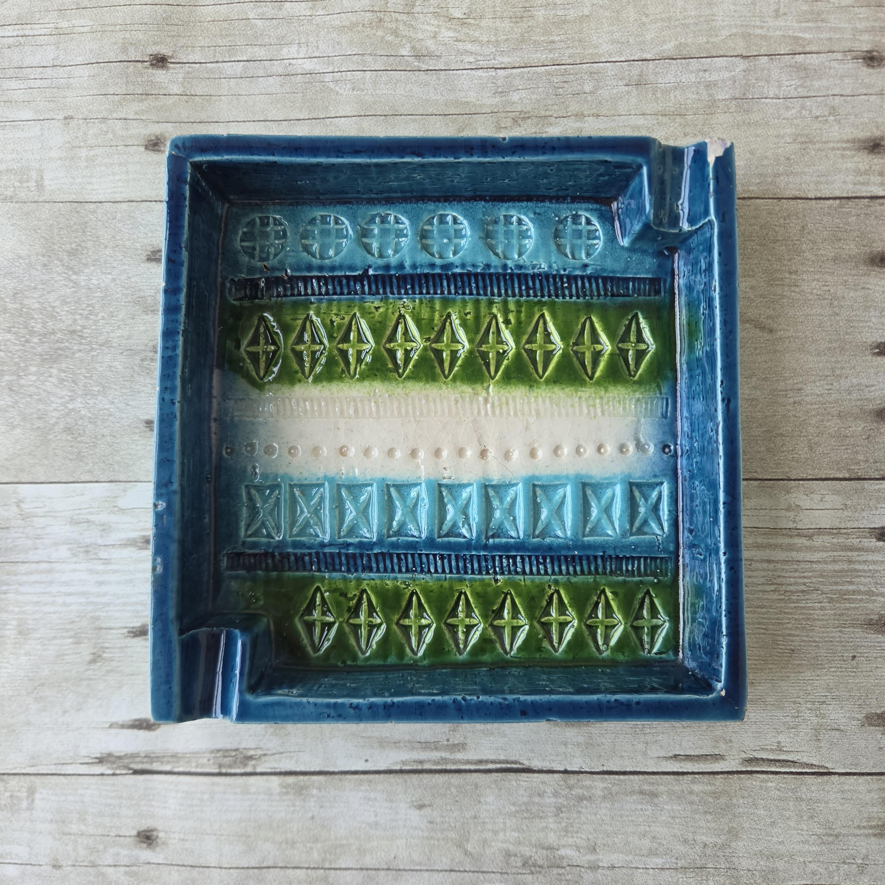 Vintage Ashtray Blue - Etsy