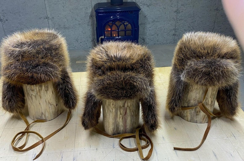 Alaskan pale beaver Trapper hats image 1