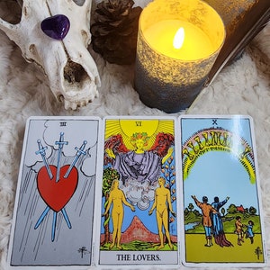 Love Tarot Reading: verleden, heden, toekomst: snelle en gepersonaliseerde tarotkaarten, diepgaande inzichten