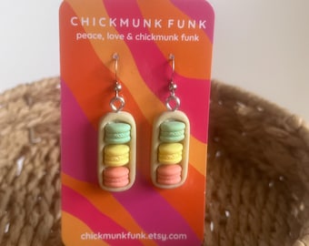 Mini Macarons Tray Earrings