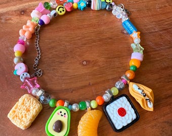 Kandi Necklace - mmmm food