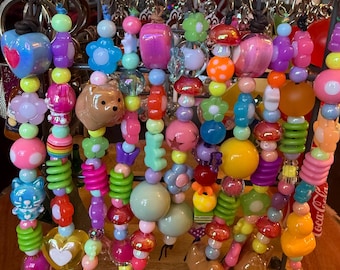 Colorful Large Bead Purse Charms