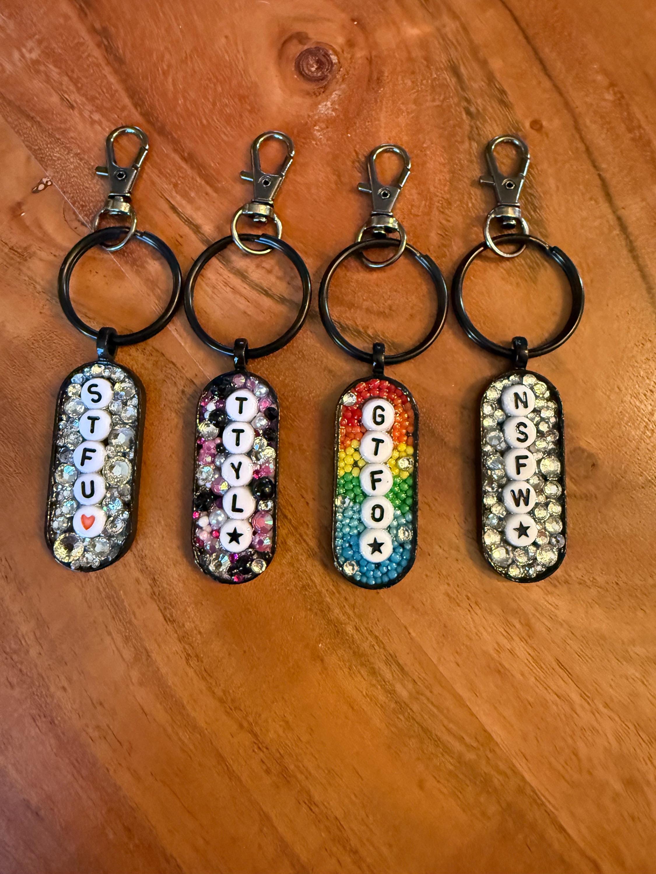 Acronym Keychain - Etsy