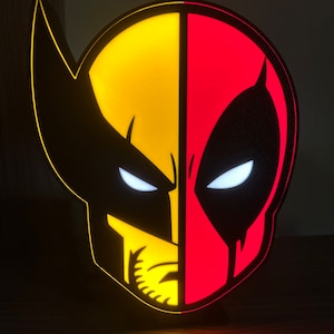 Deadpool and Wolverine Light / Keychain /Ornament Decor Gift-Please CHECK PRODUCT DIMENSIONS in item description!