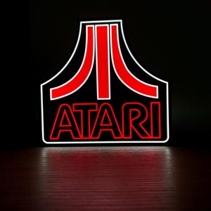 Atari Night Light Decor Gift SEE DIMENSIONS in item description
