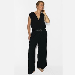 PDF Sewing Pattern for Women&#39;s Bali Jumpsuit - Easy Sewing Tutorial with real photos