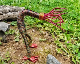 Tentacled Abomination - Bendable Copper Wire Creature - fun, unique, fully poseable! Hand-made out of recycled & repurposed materials.