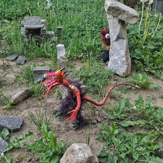 Scary Eyeless Monster - Bendable Copper Wire Creature - Fun