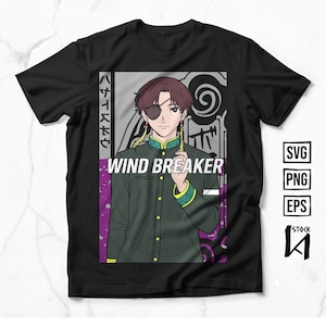 Anime Layered SVG, Anime Vector, Ready fo Print, It works for all Cricut, DTF, DTG, Sublimation and Screen Printing Techniques