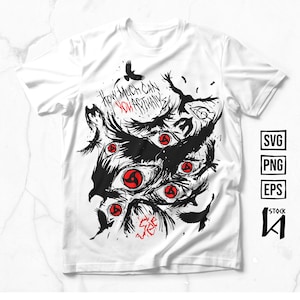 Anime Layered SVG, Anime Vector, Ready fo Print, It works for all Cricut, DTF, DTG, Sublimation and Screen Printing Techniques