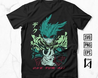 Anime Layered SVG, Anime Vector, Ready fo Print, It works for all Cricut, DTF, DTG, Sublimation and Screen Printing Techniques