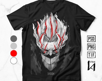 Anime simulated color , Anime DTF, Ready fo Print, It works for all Screen Printing , DTF, DTG, Sublimation Techniques