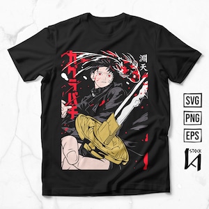 Anime Layered SVG, Anime Vector, Ready fo Print, It works for all Cricut, DTF, DTG, Sublimation and Screen Printing Techniques