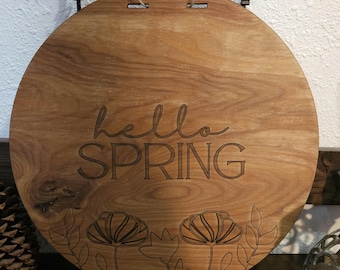 Hello Spring Sign
