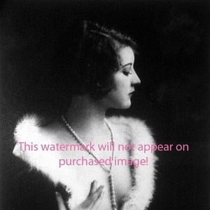 GLAMOROUS FLAPPER Showgirl Vintage Photo Reprint